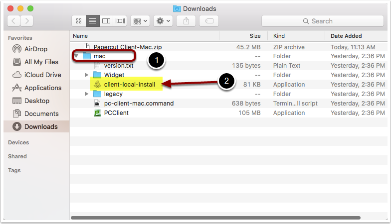 Mac papercut merge folders in mac
